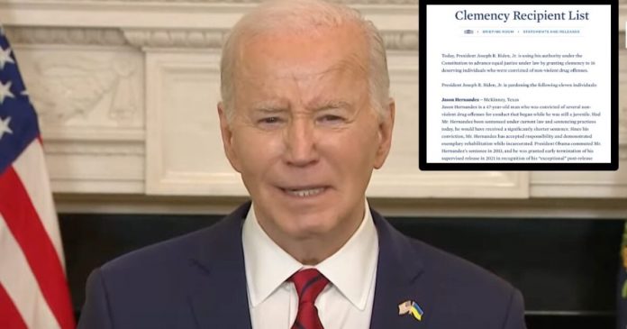 joe-biden-grants-clemency-to-16-criminals,-here’s-the-full-list