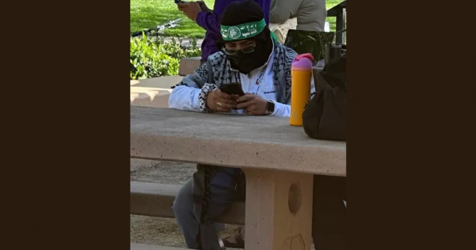 stanford-university-officials-submit-photo-to-fbi-of-anti-israel-campus-protester-wearing-hamas-like-headband