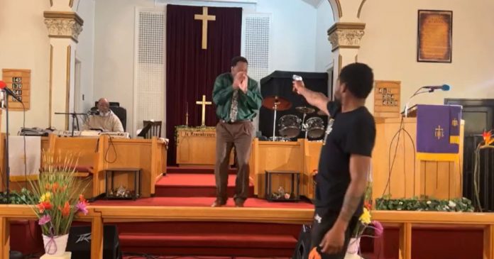 weapon-miraculously-jams-as-man-tries-shooting-pastor-during-sunday-sermon-in-pennsylvania-church-(video)