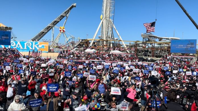 view-live:-president-trump-speaks-to-massive-crowd-of-estimated-80,000-in-wildwood,-nj–-“largest-political-rally-in-the-state-of-new-jersey-history”