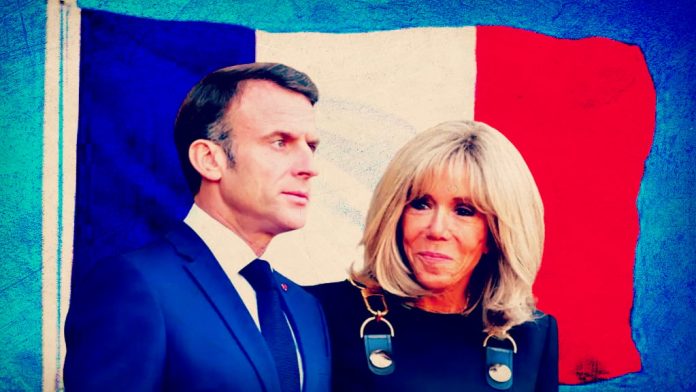 in-the-middle-of-france-chaos,-brigitte-macron-is-trying-to-meddle-in-her-failed-husband-emmanuel’s-presidential-mandate:-report