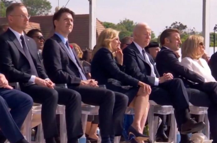 did-joe-biden-grab-a-quick-nap-during-d-day-ceremony?-(video)