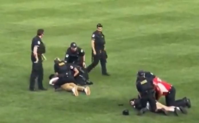 video:-idiot-climate-change-leftists-storm-the-field-at-congressional-baseball-game-–-are-quickly-tackled-and-cuffed-–-but-will-these-insurrectionists-see-jail-time?