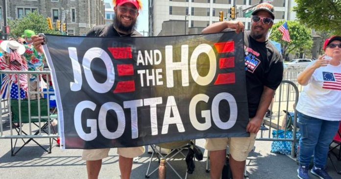 (video)-trump-supporters-line-up-hours-early-chanting-“usa!”-in-deep-blue-philly-to-see-trump-speak-at-7-pm-et