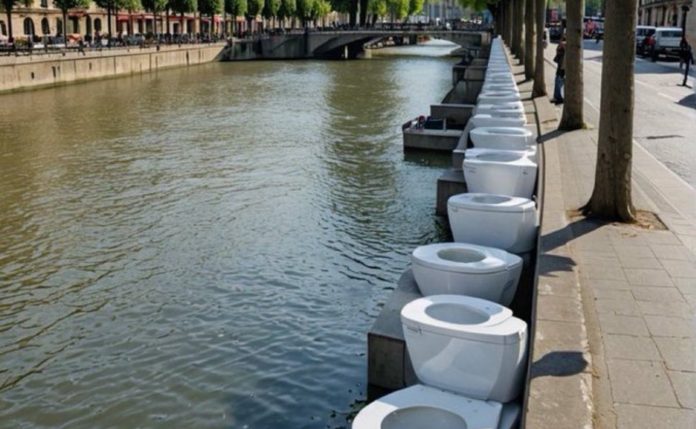 paris-poop-protest:-french-president-emmanuel-macron-and-paris-mayor-anne-hidalgo-to-swim-in-seine-river-today,-parisians-poop-in-river-to-protest-city-spending-over-$1-billion-to-make-river-swimable-(video)