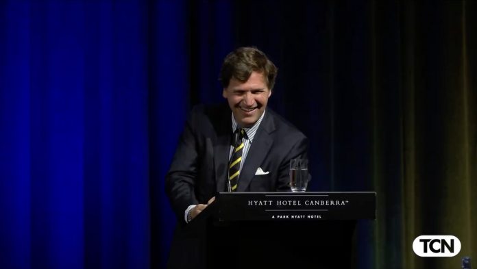 must-watch:-tucker-carlson-savagely-dismantles-‘dumb’-and-‘stupid’-far-left-reporter-at-australian-freedom-conference