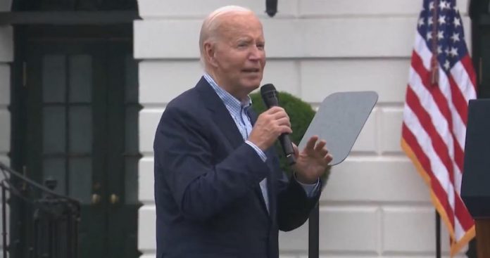 joe-biden-goes-rogue-at-4th-of-july-bbq,-grabs-the-mic-and-starts-rambling-about-traffic-congestion-and-‘losing-all-the-votes’-(video)