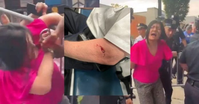 watch:-dem-nyc-councilwoman-caught-on-video-biting-nypd-officer-during-clash-at-homeless-shelter-protest