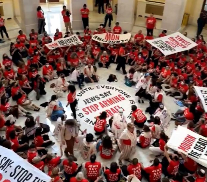 insurrection!-far-left-protestors-infiltrate-house-office-building-–-20,000-protestors-expected-to-shut-down-capitol-tomorrow-(video)