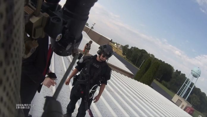 police-bodycam-footage-of-secret-service-responding-to-trump-shooter-on-roof-released,-snipers-took-photos-of-crooks-before-shooting,-drone-sent-to-water-tower-(video)