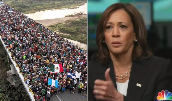 border-patrol-agents-ordered-to-put-on-a-‘show,’-clear-streets-of-migrants-before-kamala-harris’-first-trip-to-the-open-border:-report