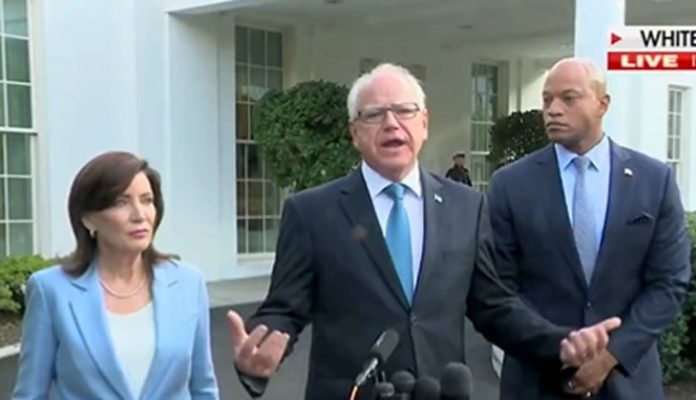 reminder:-just-a-month-ago,-tim-walz-was-one-of-the-democrat-governors-insisting-joe-biden-was-fine-to-run-for-reelection-(video)