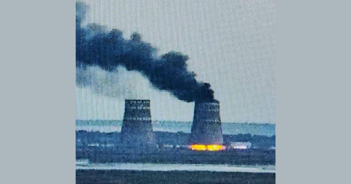 russia-blames-ukraine-for-attack-on-nuclear-power-plant-in-zaporishia-region-–-cooling-systems-catch-fire-(video)