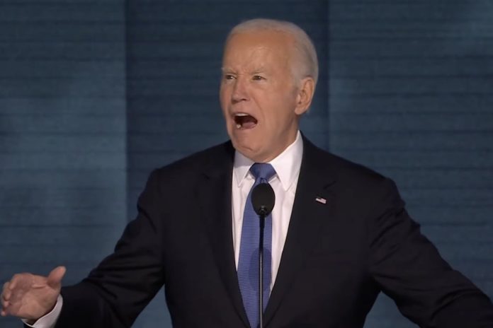 “large-sections”-of-empty-seats-as-delegates-walked-out-early-on-angry-joe-biden’s-dnc-speech:-report