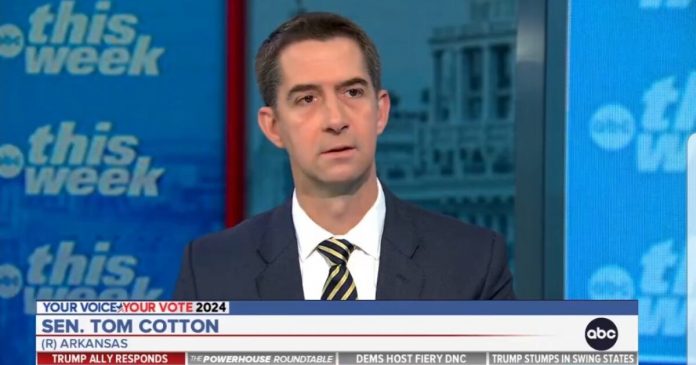 senator-tom-cotton-on-abc’s-this-week:-“trump-derangement-syndrome-is-a-real-thing”-(video)