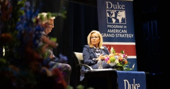 disgraceful:-liz-cheney-announces-her-support-for-comrade-kamala-harris-during-college-speech-–-trump-campaign-responds-(video)