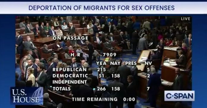 democrats-block-common-sense:-over-150-democrats-vote-against-deporting-criminal-illegal-immigrants-convicted-of-sexual-offenses