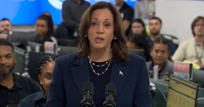 kamala-harris-shows-up-to-fema-headquarters,-spends-less-than-five-minutes-reading-off-script,-then-bolts-without-speaking-to-the-press-(video)