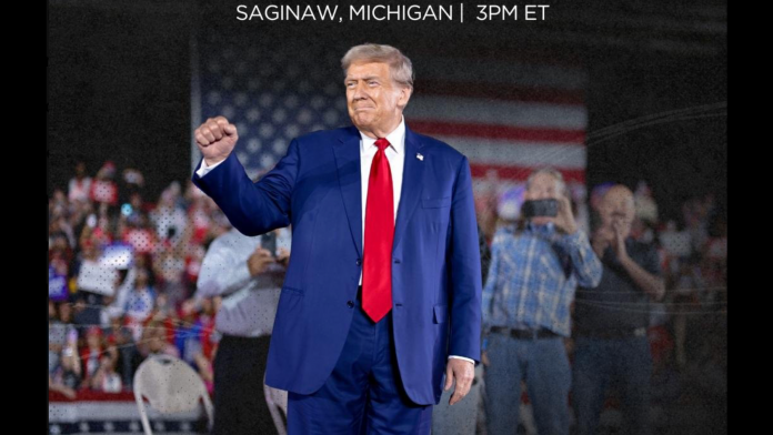 watch-live:-president-trump-to-speak-at-rally-in-saginaw,-michigan-at-3:00-pm-et