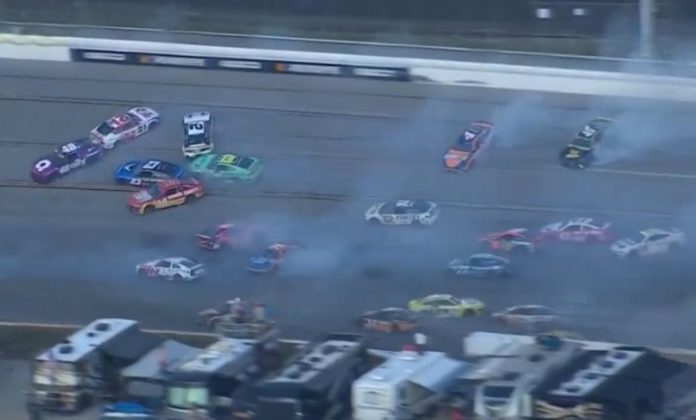 28-cars-wiped-out-in-biggest-nascar-crash-ever-–-nearly-entire-field-involved-in-crash-at-talladega-(video)