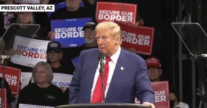 president-trump-issues-warning-in-prescott-valley,-arizona-speech,-“if-kamala-gets-four-more-years,-the-entire-country-will-be-turned-into-a-migrant-camp”-(video)