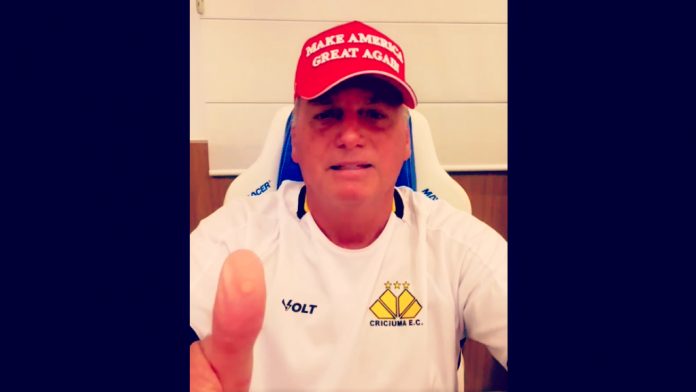 ‘a-return-to-liberty-in-its-purest-form’:-former-brazilian-president-bolsonaro-dons-a-maga-hat-in-support-of-donald-trump,-‘the-greatest-conservative-leader-of-our-times’