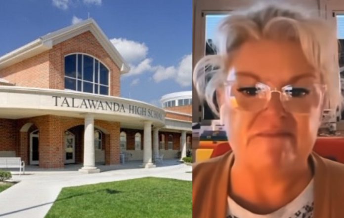 watch:-ohio-high-school-teacher-placed-on-leave-after-filming-social-media-video-on-school-property,-warning-of-“grave-danger”-for-non-whites-and-calling-trump-an-“orange-bag-of-vomit”