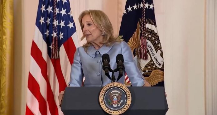 jill-biden-trolls-kamala-harris-during-white-house-conference-on-women’s-health-research-(video)