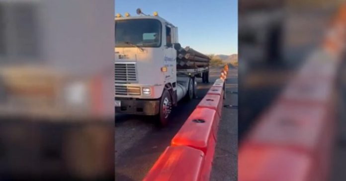 despicable:-government-contractor-under-orders-from-biden-regime-caught-hauling-away-unused-border-wall-sections-before-trump-takes-office-–-pieces-being-sold-at-bargain-bin-prices-(video)