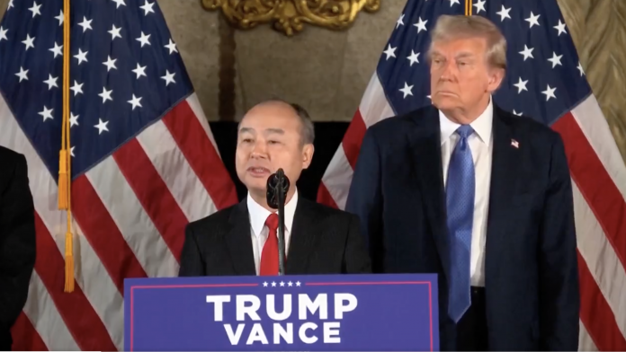 softbank-ceo-joins-president-trump-to-announce-$100b-investment-in-america:-“my-confidence-level-to-the-economy-of-the-united-states-has-tremendously-increased-with-his-victory”-(video)