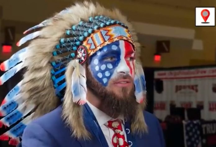 j6-‘qanon-shaman’-jacob-chansley:-kamala-harris-certifying-her-own-election-defeat-proves-‘god-has-a-sense-of-humor’-(video)