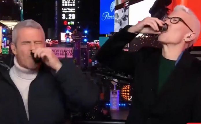 cnn-hosts-booze-it-up-5-minutes-into-new-year’s-eve-show;-anderson-cooper-spazzes-out-after-downing-shots-of-tequila-(video)