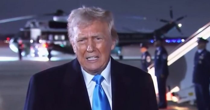 watch:-president-trump-speaks-to-reporters-upon-return-to-washington-dc-–-addresses-canada,-mexico,-china-tariffs-and-says-european-union-tariffs-“will-definitely-happen”