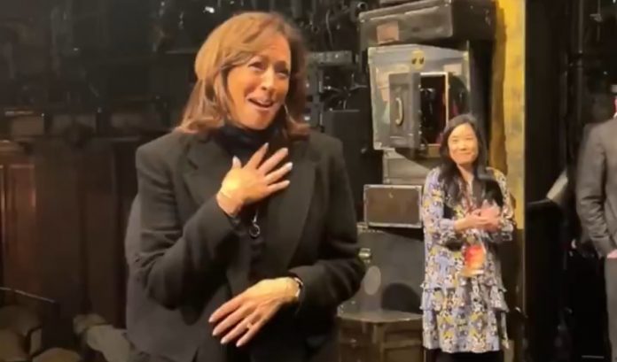 we-dodged-a-bullet:-kamala-harris-sounds-drunk-as-she-rambles-a-bunch-of-nonsense-to-cast-on-broadway-(video)