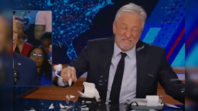 daily-show-host-jon-stewart-cuts-hand-after-smashing-coffee-cup-during-doge-rant-(video)