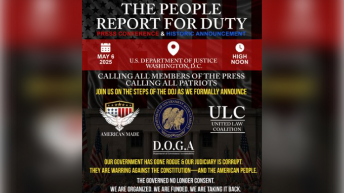 enough-is-enough:-patriotic-group-is-holding-a-rally-outside-the-doj-on-tuesday-at-noon