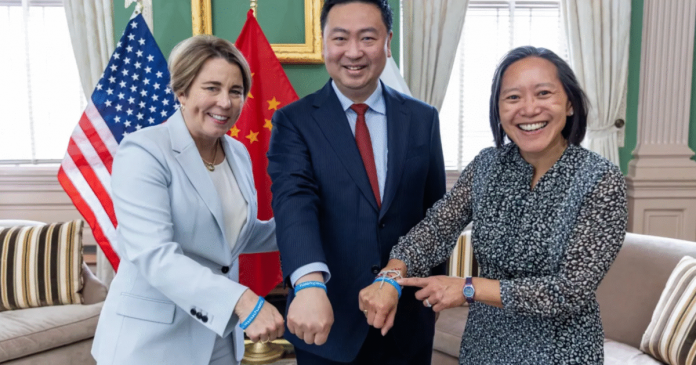 democrat-ma-governor-healey-“grateful-for-the-opportunity”-to-cozy-up-to-ccp-official