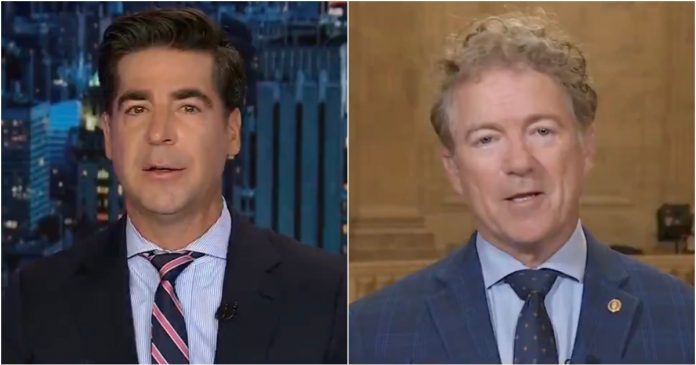 watch:-jesse-watters-confronts-‘panican’-sen.-rand-paul-on-trump-tariffs:-‘you-were-against-the-tariffs…-now-what-do-you-have-to-say?’