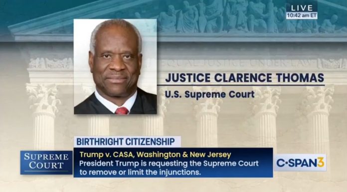 supreme-court-justice-clarence-thomas-drops-perfect-line-during-oral-arguments-over-nationwide-injunctions-(audio)