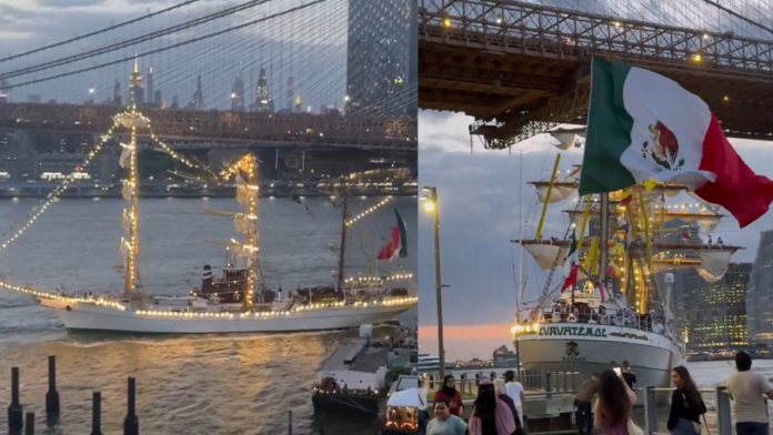 watch:-mexican-navy-tall-ship-collides-with-brooklyn-bridge-–-search-and-rescue-effort-underway