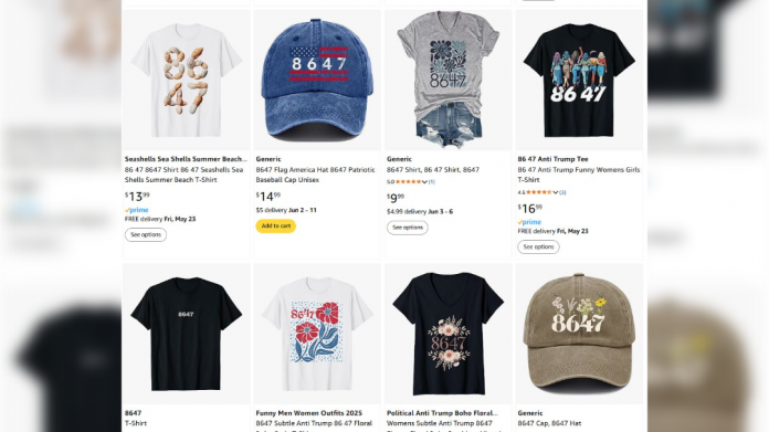 what’s-wrong-with-these-people?-amazon-is-selling-“8647”-trump-assassination-t-shirts,-hats,-and-stickers