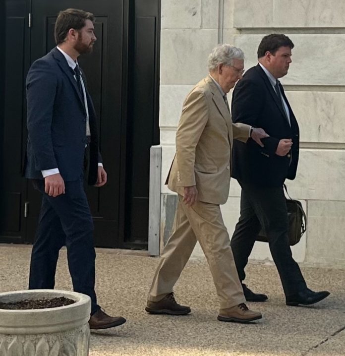 senator-mitch-mcconnell-in-frail,-incapacitated-condition