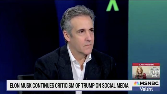even-trump-hater-michael-cohen-calls-elon-musk’s-epstein-allegations-against-trump-“complete-nonsense”
