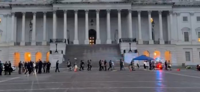 insurrection:-rioters-breach-capitol-barriers-–-large-group-arrested-staging-sit-in-calling-for-“military-off-our-streets”-(video)