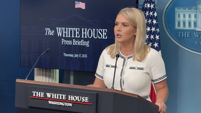 watch:-karoline-leavitt-addresses-trump’s-swollen-legs-and-hand-bruises-with-note-from-physician-–-“the-president-remains-in-excellent-health”